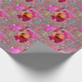 Papier Cadeau Jolie conception orchidée (Coin)