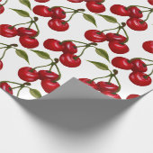 Papier Cadeau Jolie couleur rouge cerise (Coin)