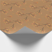 Papier Cadeau Jolie Direction Automne Feuilles Automne (Coin)