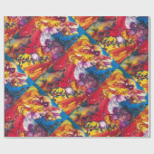 PAPIER CADEAU JOLIE DOLL, CHAT ET NOËL ORNAMENTS (Plat)