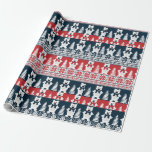 Papier Cadeau Jolie et moderne Christma Snowman Knitted<br><div class="desc">Design tendance,  unique en son genre,  chic et moderne Christma Snowman tricotait des Mugs,  des chaussettes,  des t-shirts,  des sweatshirts,  etc. Embarquez pour cet événement important avec vos proches et vos amis et profitez de l'un de nos modèles chic Holiday Knished Designs pour un Joyeux Noël</div>