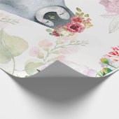 Papier Cadeau Jolie fille Penguin Cadeau d'anniversaire, Pingoui (Coin)