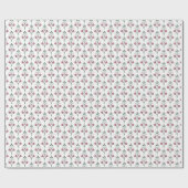 Papier Cadeau Jolie fleur florale (Plat)