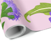 Papier Cadeau Jolie Florale (Coin rond)