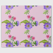 Papier Cadeau Jolie Florale (Plat)