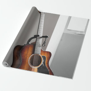 Papier Cadeau Jolie guitare