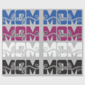 Papier Cadeau Jolie maman (Plat)