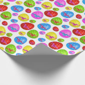 Papier Cadeau Jolie motif des oeufs de Pâques (Coin)