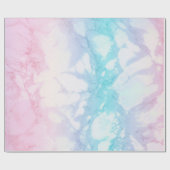Papier Cadeau Jolie texture de marbre pastel (Plat)