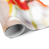 Papier Cadeau Jolies Et Élégantes Fleurs Sakura (Coin rond)