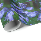 Papier Cadeau Jolies fleurs de Bell (Coin rond)