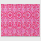 Papier Cadeau Jolies Fleurs Rouges (Plat)