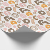 Papier Cadeau Jolis gâteaux friandises (Coin)