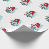 Papier Cadeau Jolis Gnômes Adorables (Coin)