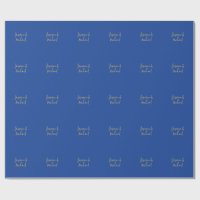Jolis Noms De Couple De Calligraphie Chic Bleu Et 