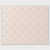 Papier Cadeau Jolis papillons roses (Plat)