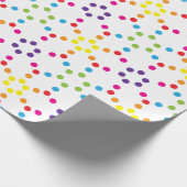 Papier Cadeau Jolis petits points arc-en-ciel (Coin)