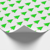 Papier Cadeau Jolis petits sapins de Noël (Coin)
