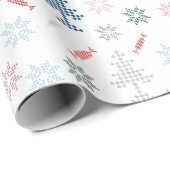 Papier Cadeau Jolly Christmas (Coin rond)