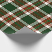 Papier Cadeau Jolly Holly plaid (Coin)