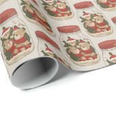 Papier Cadeau Jolly Jars (Coin rond)