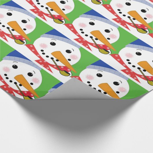 Papier Cadeau Jolly Snowman (Coin)