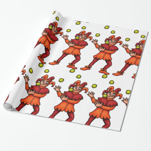 Papier Cadeau Jongleur (Déroulé)