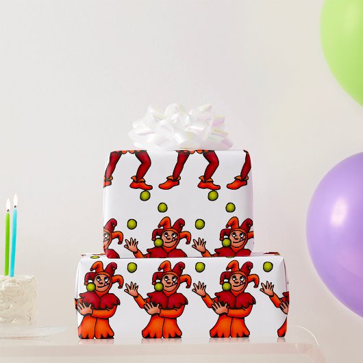 Papier Cadeau Jongleur