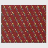 Papier Cadeau Jongleur monocycliste (Plat)