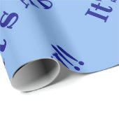 Papier Cadeau Jordy Bleu (Coin rond)