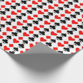 Papier Cadeau Jouer à la carte convient aux coeurs Diamonds Spad (Coin)