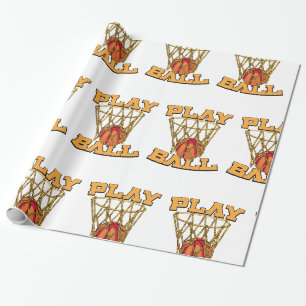 Papier Cadeau Jouer au basket-ball.