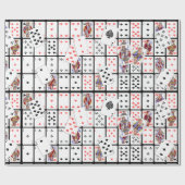 Papier Cadeau Jouer Cartes Poker Euchre envelopper cadeau (Plat)