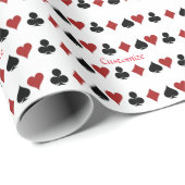 Papier Cadeau Jouer des combinaisons de carte Thunder_Cove (Coin rond)