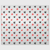 Papier Cadeau Jouer des combinaisons de cartes (Plat)