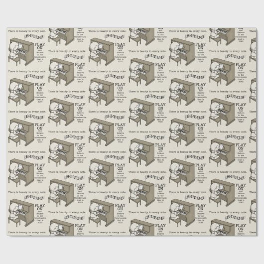 Papier Cadeau Jouer sur (Plat)