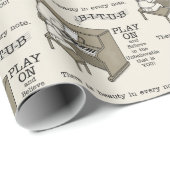 Papier Cadeau Jouer sur (Coin rond)