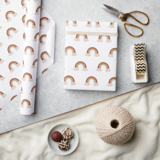Papier Cadeau Jouet Boho Neutral (Artisanat)