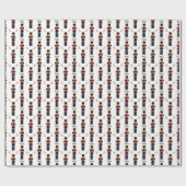 Papier Cadeau Jouet de Noël Jouet Soldat Enveloppement Papier (Plat)