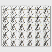 Papier Cadeau Jouets de chasseur (Plat)