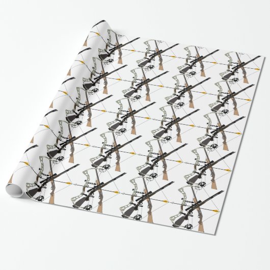 Papier Cadeau Jouets de chasseur (Déroulé)
