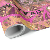 Papier Cadeau Jouets de Père Noël IV victorien (Coin rond)