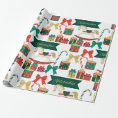 Papier Cadeau Jouets Festivals traditionnels Noël (Déroulé)