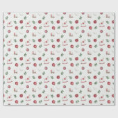 Papier Cadeau Jouets, Ornements, Crème de colombes (Plat)