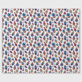 Papier Cadeau Jouets Toupies (Plat)