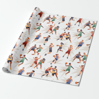 Papier Cadeau Joueur De Basket