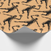 Papier Cadeau Joueur de basket-ball Slam Dunk Dark Design (Coin)