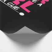 Papier Cadeau Joueur de billard | Billard de piscine avec une cu (Coin)