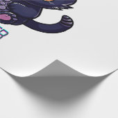 Papier Cadeau Joueur de chat (Coin)
