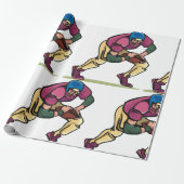 Papier Cadeau Joueur de football Gridiron (Déroulé)